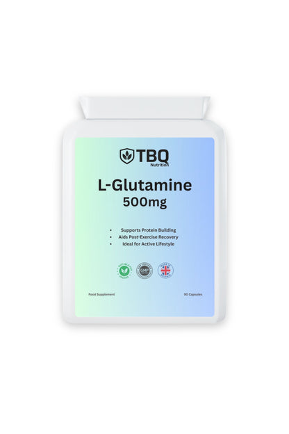 L-Glutamine 500mg – 90 Capsules