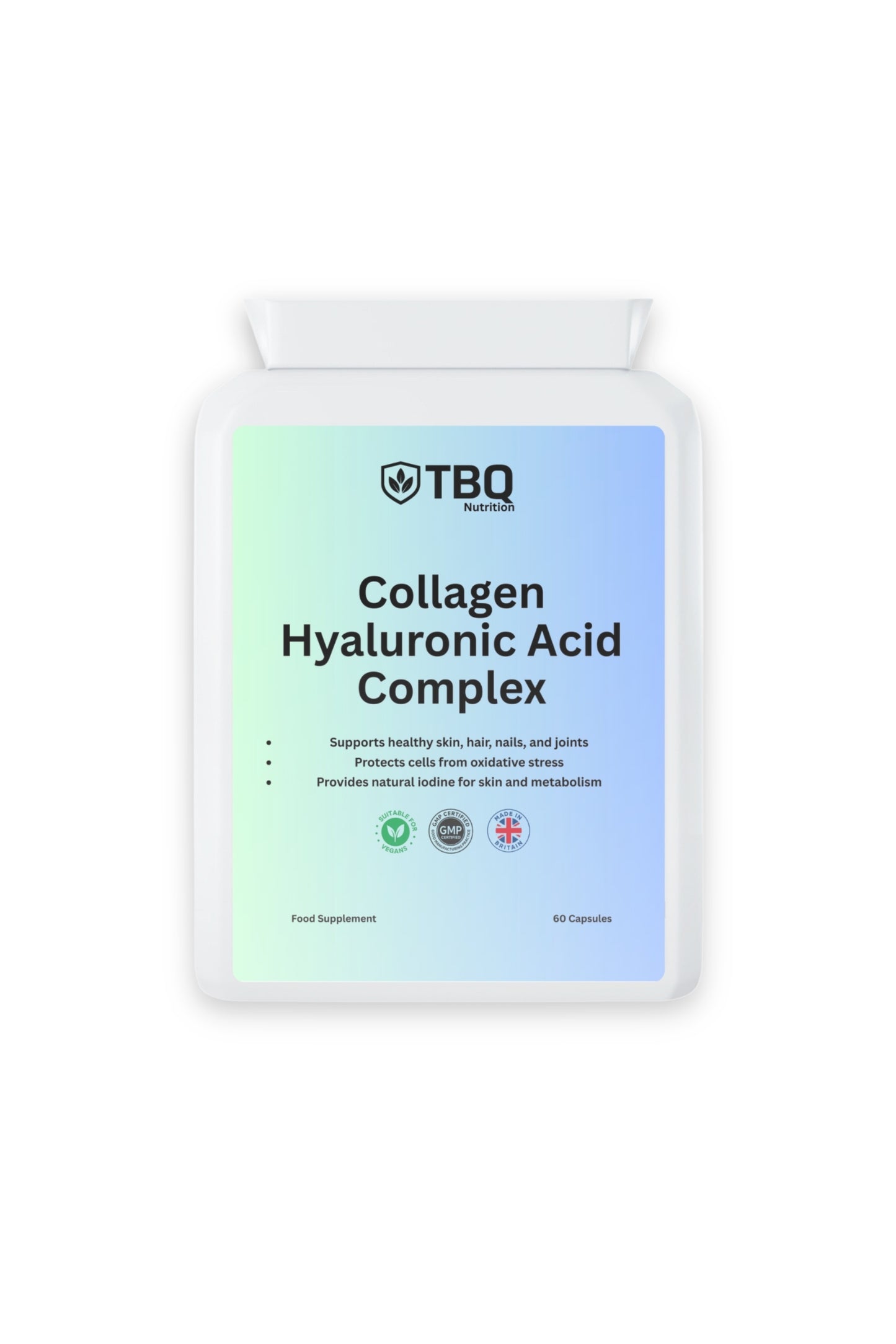 Collagen + Hyaluronic Acid – 90 Capsules
