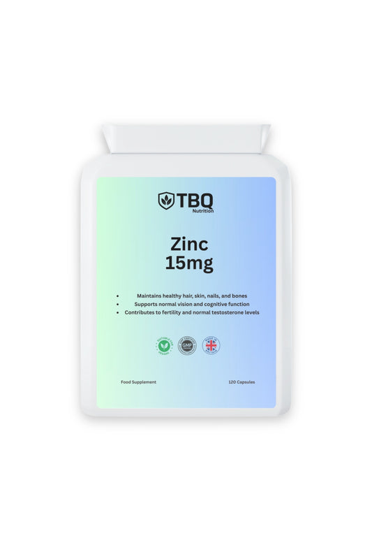 Zinc Citrate 15mg – High Absorption Formula – 120 Capsules